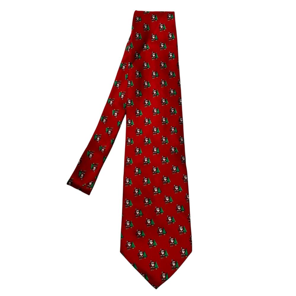 Christmas Santa Tie 100% Silk (2631)